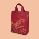 Bag "Flowers and bird" 0