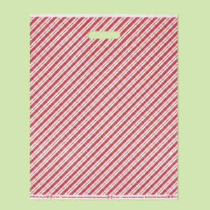 Bag "Stripes LD" red and white 0