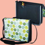 Bag for documents "Ornaments" - DOS, black handle 0