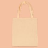 Cotton bag, long handle - natural 0