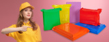 Courier envelope 25Х35+5 cm, Colored 0