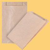 Flat bottom paper bag 12+(2х2)/20 Brown 0