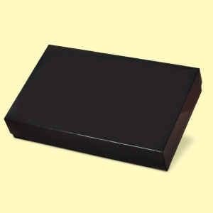 Click for enlarging Gift box with lid 37x23/7, Black 0