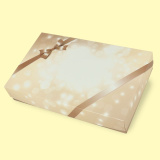 Gift box with lid 37x23/7, ribbon 0