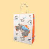 Luxury paper bags L1-295, J-cut - 24+12/33 cm 0