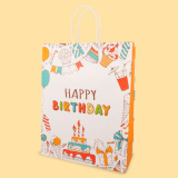 Luxury paper bags XL1-565, J-cut - 31+12/39 cm 0