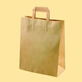 Natral paper bag EP-N 610-flat handles 0