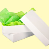 Paper Gift Box 37x23/9, white 1