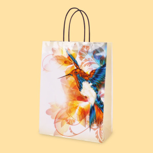 Paper bag L1-198, J-cut - 24+12/33 cm. 0