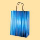 Paper bag L1-200, J-cut - 24+12/33 cm. 0