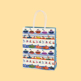 Paper bag L1-291, J-cut - 24+12/33 cm. 0