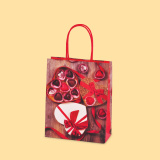 Paper bag S1-14, "Romance" - 20+8/25 cm. 0