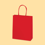 Paper bag S1-177, J-cut  - 20+8/25 cm. 0