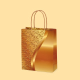 Paper bag S1-178, J-cut - 20+8/25 cm. 0