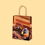 Paper bag S1-179, J-cut - 20+8/25 cm. 0