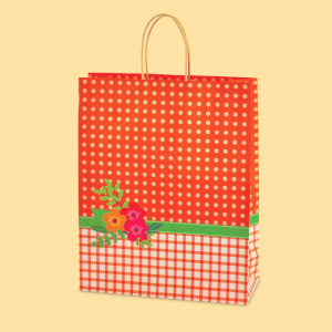 Paper bag XL1-225, J-cut - 31+12/39 cm. 0
