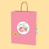 Paper bag XL1-561, J-cut - 31+12/39 cm. 0