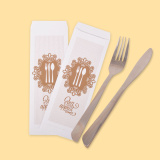 Paper bag for cutlery 8/22 cm, with print 0