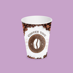 Click for enlarging Paper cups with print 7oz 0