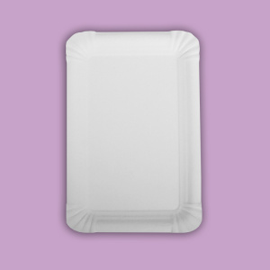 Click for enlarging Paper plates - rectangular 0