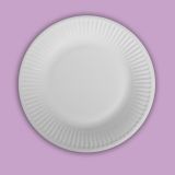 Paper plates - round 19.5 cm diameter 0