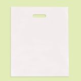 Patch handles bag, white  40/45+5 LDPE 0