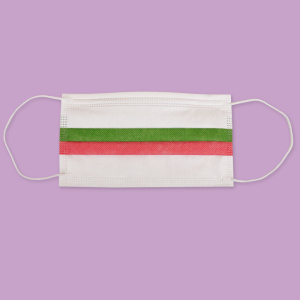 Click for enlarging Protective masks with the Bulgarian flag 1