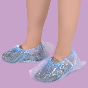 Click for enlarging Shoe covers, PE 0