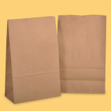 Square bottom paper bag 19,5+10/31 Brown 0