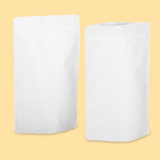 Stand-Up Pouch 8,5х14,5+(2х2,5), white  ALU 0