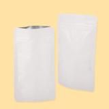Stand Up Zipper Pouches 16х27+(2х4,5), White ALU 0