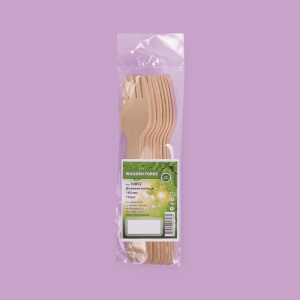 Click for enlarging Wooden forks - 160 mm 0