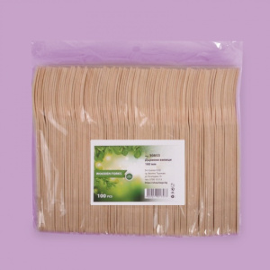 Click for enlarging Wooden forks - 160 mm 1
